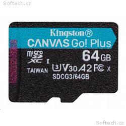 Kingston paměťová karta 64GB SDXC Canvas Go Plus G