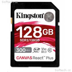 Kingston paměťová karta 128GB Canvas React Plus SD