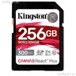 Kingston paměťová karta 256GB Canvas React Plus SD