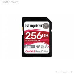 Kingston paměťová karta 256GB Canvas React Plus SD