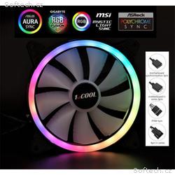 1stCOOL AURA EVO Dual Ring ARGB PWM 140mm ventilát