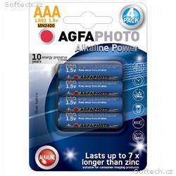 AgfaPhoto Power alkalická batéria 1.5V, LR03, AAA,