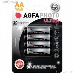 AgfaPhoto Ultra alkalická baterie 1.5V, LR06, AA, 