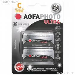 AgfaPhoto Power Ultra batéria LR14, C, blister 2ks
