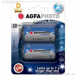AgfaPhoto Power alkalická batéria 1.5V, LR20, D, b