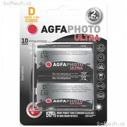 AgfaPhoto Power Ultra baterie LR20, D, blister 2ks