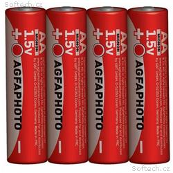 AgfaPhoto zinková batéria 1.5V, R06, AA, shrink 4k