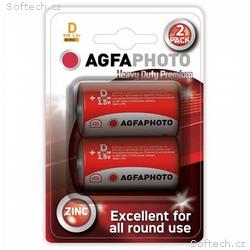 AgfaPhoto zinková batéria 1.5V, R20, D, blister 2k