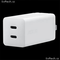 ASUS AC NAPÁJACÍ ADAPTÉR 65W, 2x USB-C GaN, obsahu