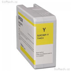 Epson atrament ColorWorks C6500, C6000 yellow 80ml