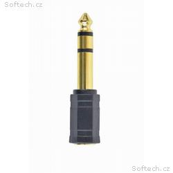 Gembird audio adaptér 6.35 mm (M) na 3.5 mm stereo