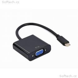 Gembird adaptér USB-C (M) na VGA (F), 0.15m kábel,
