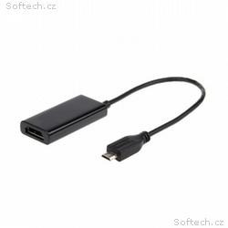 Gembird adaptér HDTV microUSB (M) na HDMI (F), 5-p