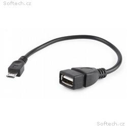 Gembird adaptér OTG Micro-USB (BM) na USB 2.0 (AF)