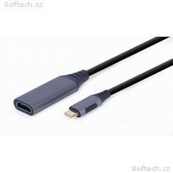 Gembird adaptér USB-C (M) na HDMI (F), 0.15m kabel