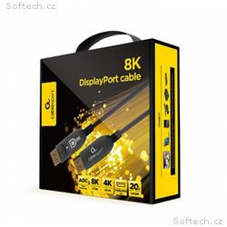 Gembird kábel DisplayPort (M - M), 8K, aktívny, op