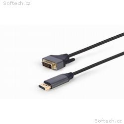 Gembird kábel DisplayPort (M) na DVI (M), Premium 