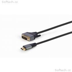 Gembird kábel HDMI (AM) na DVI (M), 4K, Premium Se