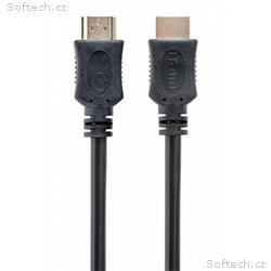 Gembird kábel HDMI High speed (M - M), pozlátené k