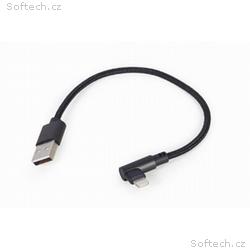 Gembird kábel nabíjací Lightning 8-pin (M) 90° na 