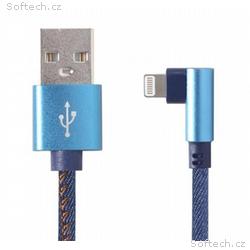 Gembird kábel nabíjací Lightning 8-pin (M) 90° na 