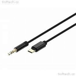 Gembird 3.5 mm jack stereo audio kábel, USB-C (M),