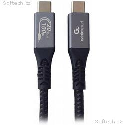 Gembird kábel USB-C (M) na USB-C (M), prémiový, US