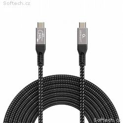 Gembird kábel USB-C (M) na USB-C (M), prémiový, US