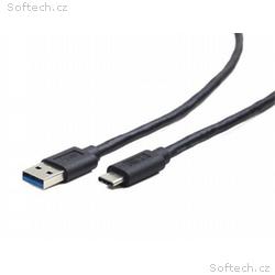Gembird kábel USB 3.0 (AM) na USB 3.1 (CM), 3 m, č