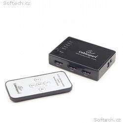 Gembird switch HDMI, 5 x port out, 1 x port in