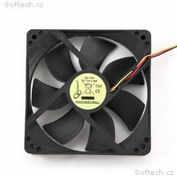 Gembird 120 mm ventilátor pre PC case, guličkové l