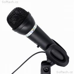 Gembird mikrofón, 3.5 mm jack, s podstavcom, konde