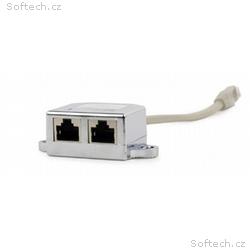 GEMBIRD NCA-SP-02 – Rozbočovač LAN portu FTP, 2× R