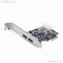 Gembird PCIe radič 2x USB 3.0 ext.+1 USB2.0 intern