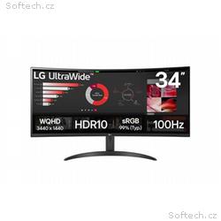 LG 34WR50QK-B 34"W VA LED 3440x1440 5M:1 5ms 300cd