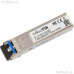MikroTik SFP modul S-31DLC20D, SM, 20km, 1.25G, 2x
