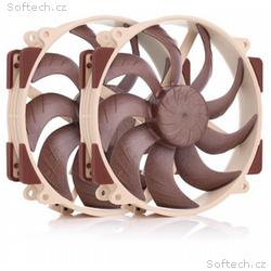 Noctua NF-A14x25r G2 PWM Sx2-PP sada 2 ventilátoro