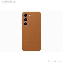 Samsung Kožený zadní kryt pro Samsung Galaxy S23+ 