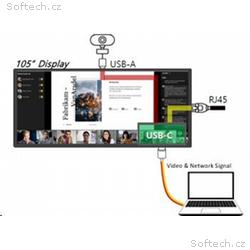 105" LED Samsung QP105DX-5K - 500cd, 24, 7