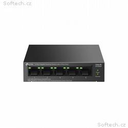 TP-Link LS105GP Switch 1x GLAN, 4x GLAN s PoE+, 65