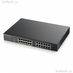 ZyXEL GS1900-24EP, 24-port GbE L2, 12 Port PoE Sma