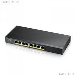 ZyXEL GS1915-8EP, 8-port GbE PoE Smart hybrid mode