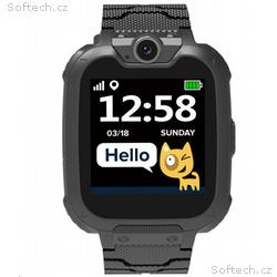 CANYON smart hodinky Tony KW-31 BLACK, 1,54" GSM, 