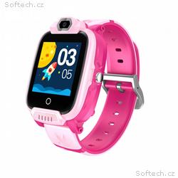 CANYON smart hodinky Jondy KW-44 PINK, 1.44", 4G, 