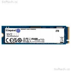 Kingston SSD 2000GB NV2 NVMe™ PCIe M.2 2280 (ctení