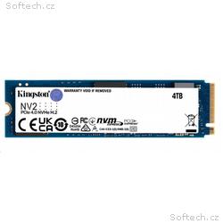 Kingston NV2, 4TB, SSD, M.2 NVMe, Modrá, 3R