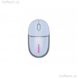 CANYON mouse OnClick 24 BT, Wireless Transparent, 