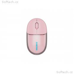 CANYON mouse OnClick 24 BT, Wireless Transparent, 