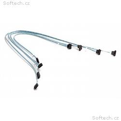 SUPERMICRO 70, 59, 48, 38cm, SATA CBL Set of 4, Ro