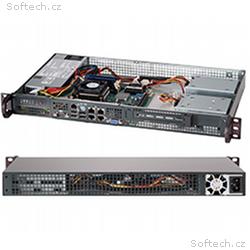 SUPERMICRO mini1U chassis, 1x 3,5" fixed HDD (nebo